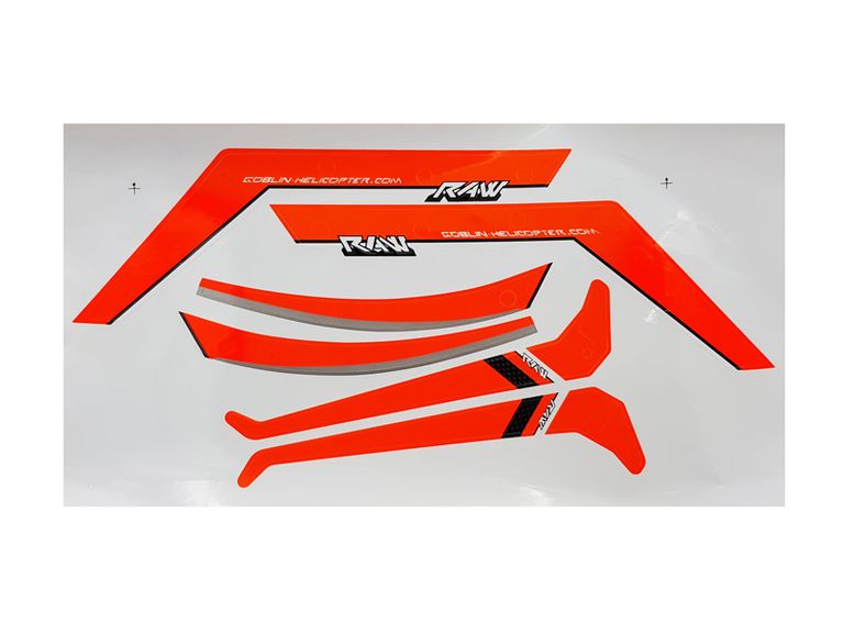 RAW 700 STICKER ORANGE