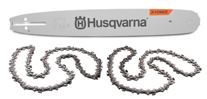 SVERD OG KJEDEPAKKE 15" - ,325" 1,3MM HQ X-CUT X-FORCE 593140502