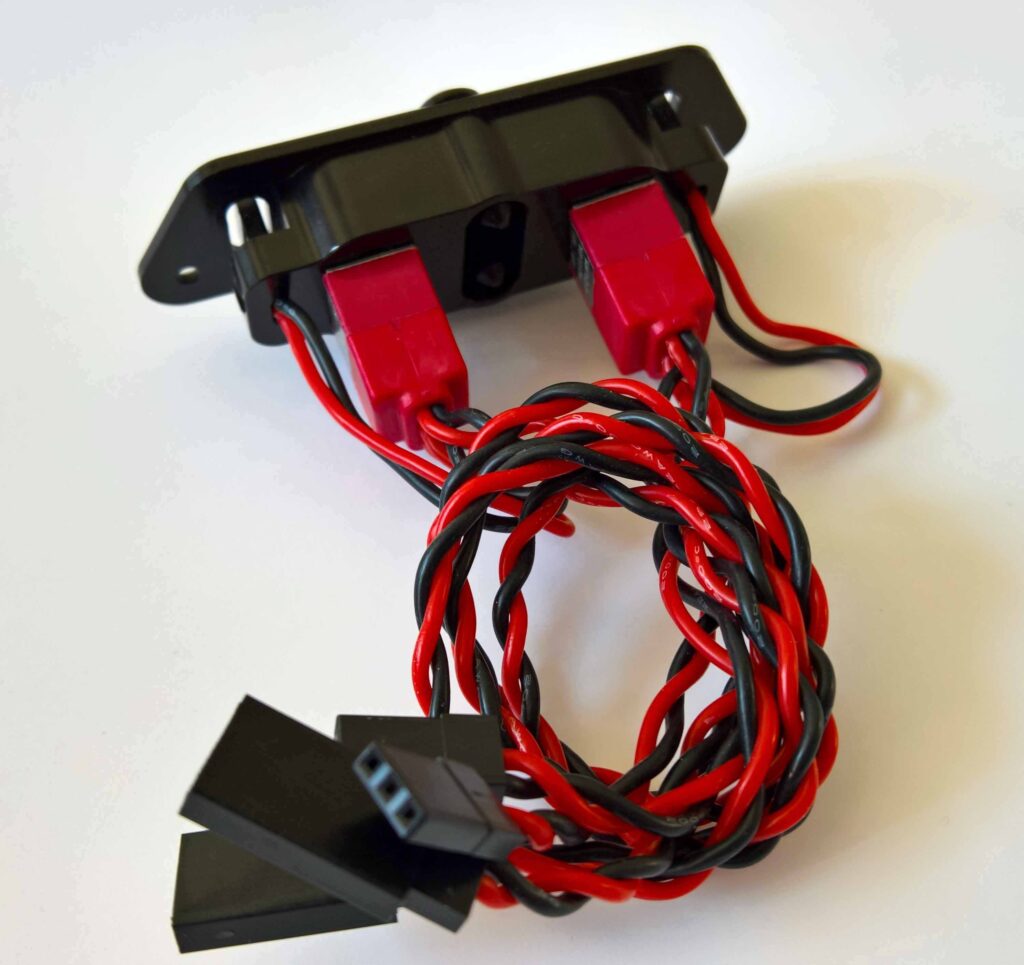TWIN POWER SWITCH M / FUEL/SMOKE DOT (BLACK) 6STAR