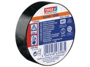 v02_6B8168C0C7D5330B8911F5B377246B25.jpg ISOLERINGSTAPE / ELTAPE 53988 SVART 15MMX10M - TESA