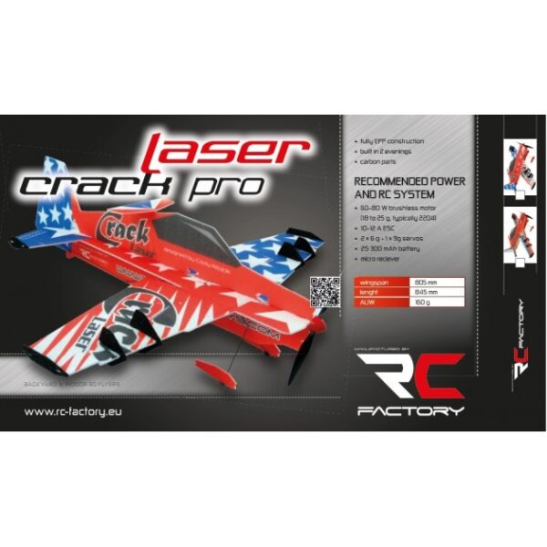 CRACK LASER PRO PATRIOT RC FACTORY - Bilde 3