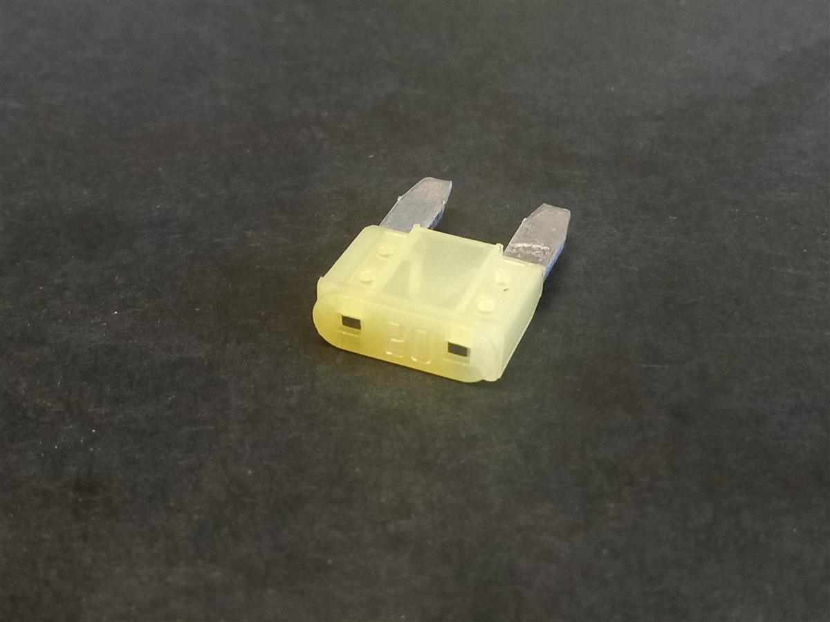 STIKKSIKRING FLAT MINI GUL - 20A - Bilde 1