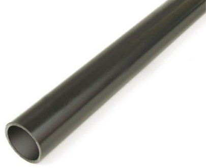SORT STÅLRØR 114,3X6 - pris/mtr