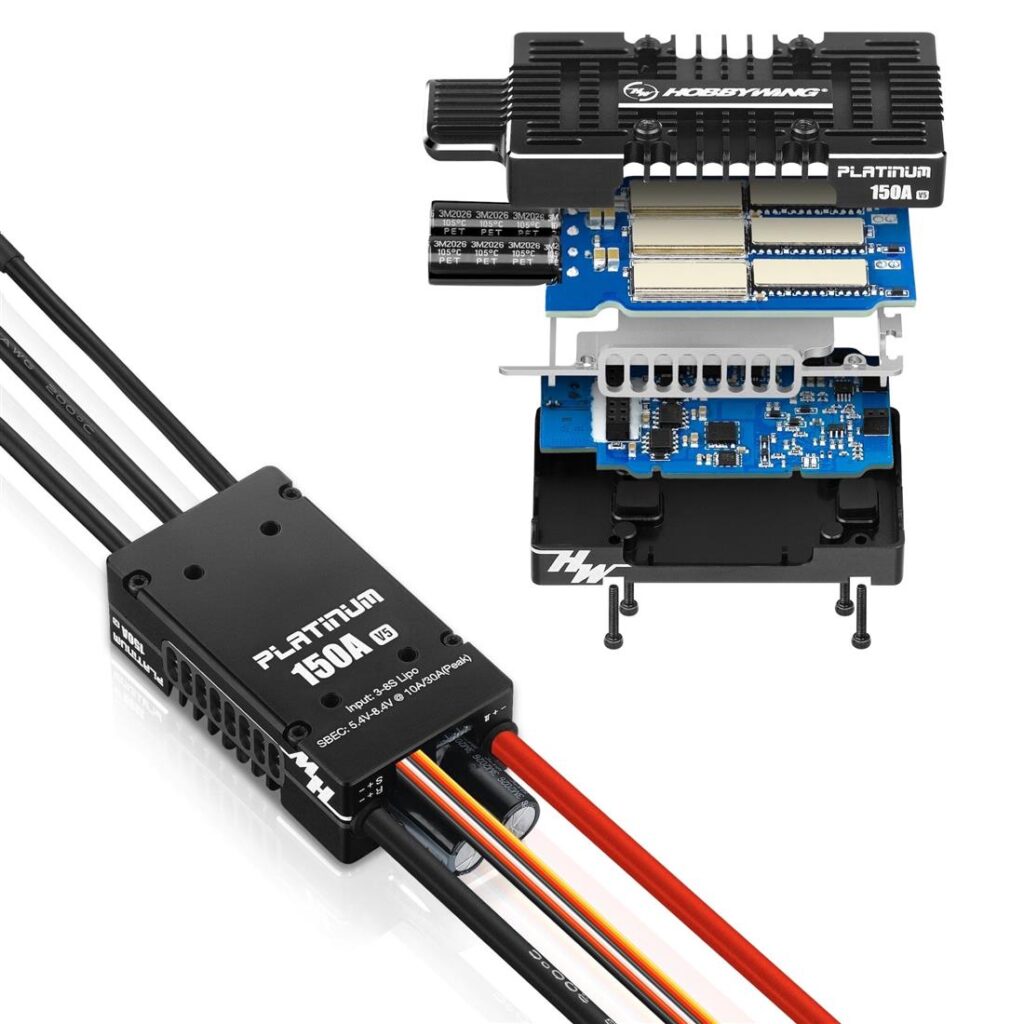 HOBBYWING PLATINUM V5.1 150A 3-8S ESC 30203501