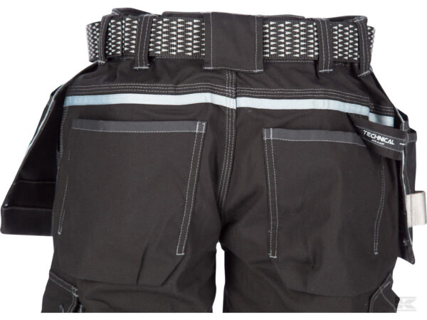 BUKSE HÅNDVERK STRETCH SORT XL  livv.96-106cm - Bilde 4