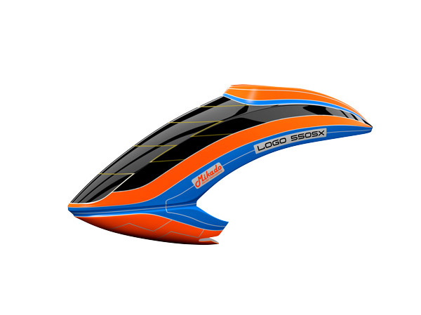 CANOPY LOGO 550 SX V3 NEON-ORANGE/BLUE