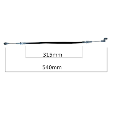 WIRE KNIV TILKOBL. STIGA PARK OG CAST.GARD XK T=540MM P=400MM