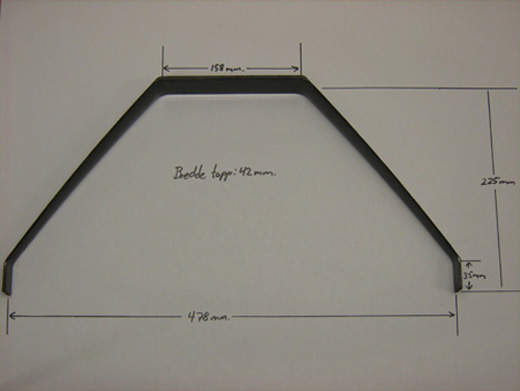 CARBON UNDERSTELL FOR YAK 50CCM