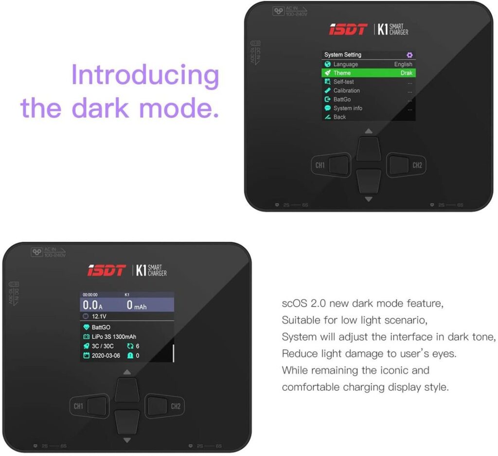 ISDT K1 12/220V 6S 10A SMART CHARGER