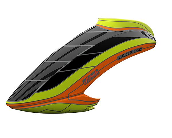 CANOPY LOGO 600 NEON-GUL-ORANGE