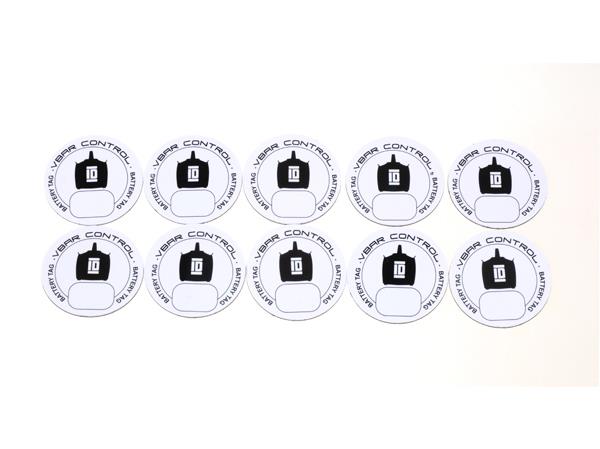 BATTERY ID TAGS (10) VBAR CONTROL
