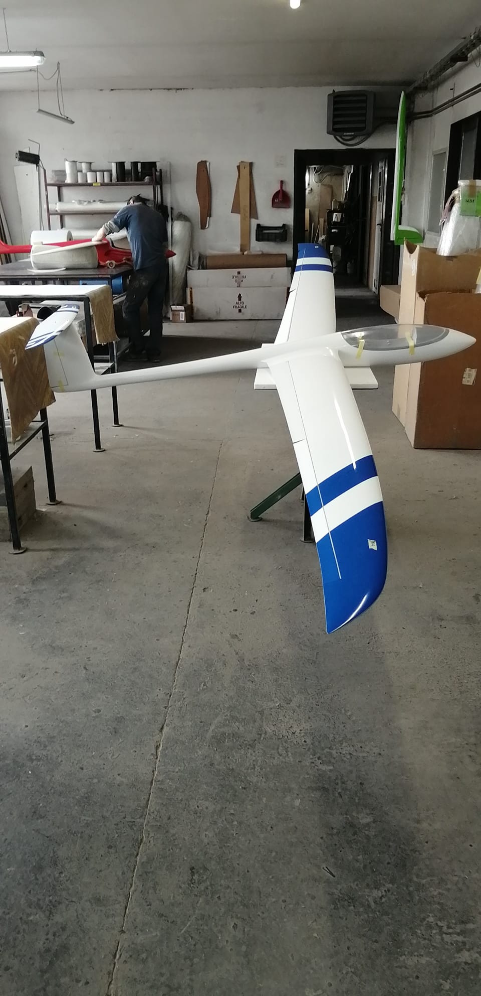 VETTORE FS XTR WHITE/BLUE CUSTOM SCHEME - Bilde 2