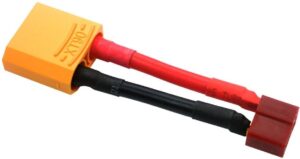 FUSE OVERGANG - MALE XT90 TIL FEMALE DEANS