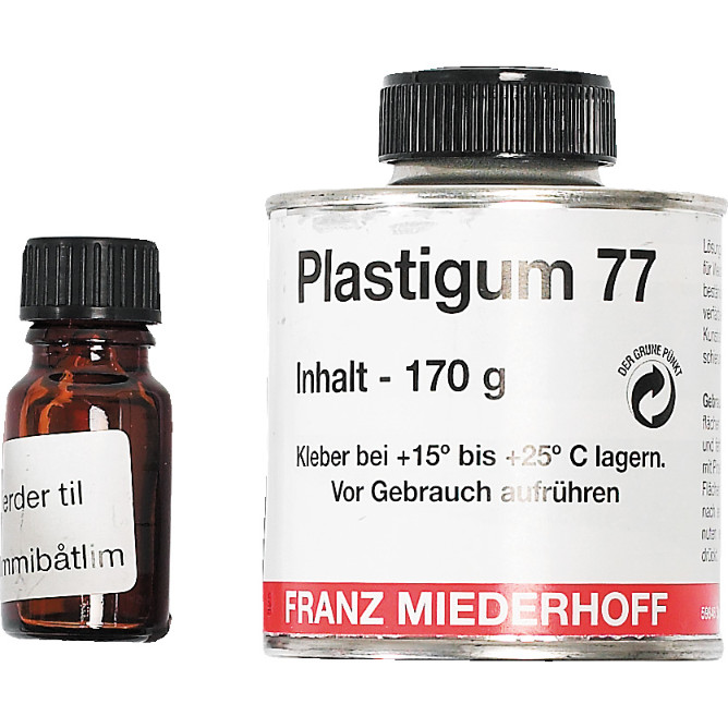 GUMMIBÅTLIM M/HERDER, PLASTIGUM 77