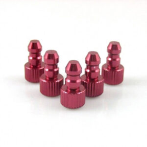 FUEL PLUG Ø4X7 RED ANODIZED