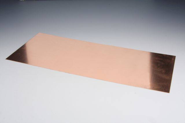 KOBBERPLATE BLANKE 0,6MMt  - pris/m²