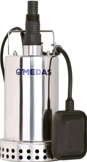LENSEPUMPE 220V 8500 LITER/TIME - SYREFAST STÅL 500W