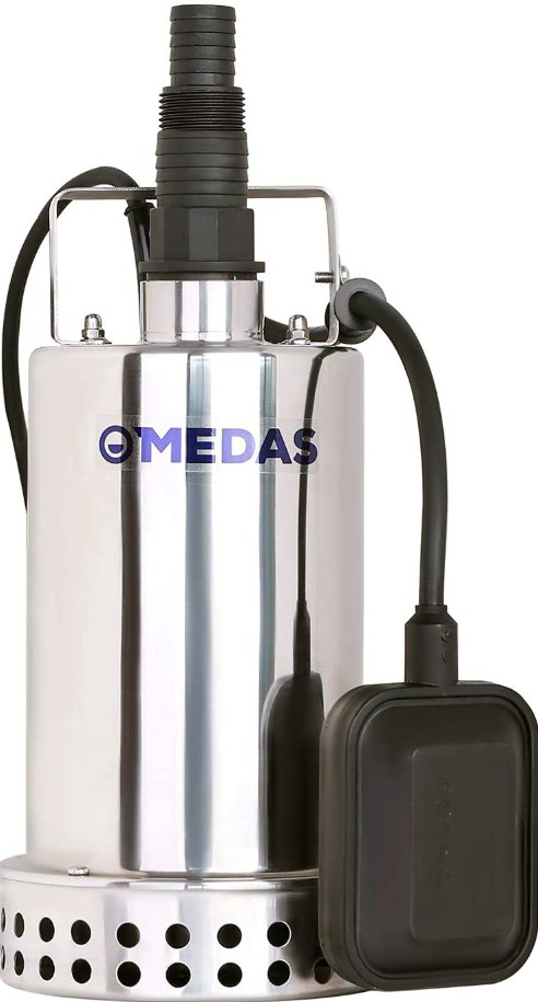 LENSEPUMPE 220V 8500 LITER/TIME - SYREFAST STÅL 500W - Bilde 1