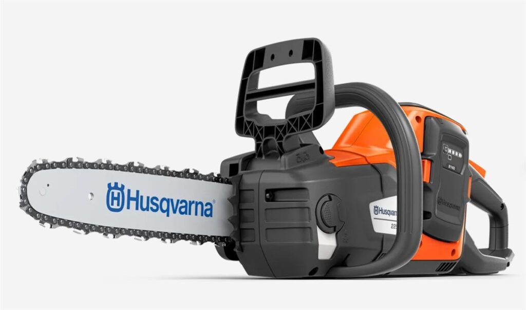 HUSQVARNA 225i 14" 3/8 EL.MOTORSAG M/BATT.OG LADER