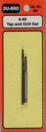 GJENGETAPP OG DRILL 4-40"