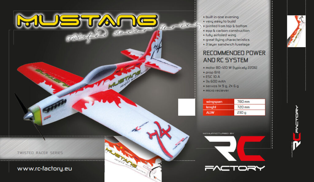 MUSTANG RACER RED RC FACTORY