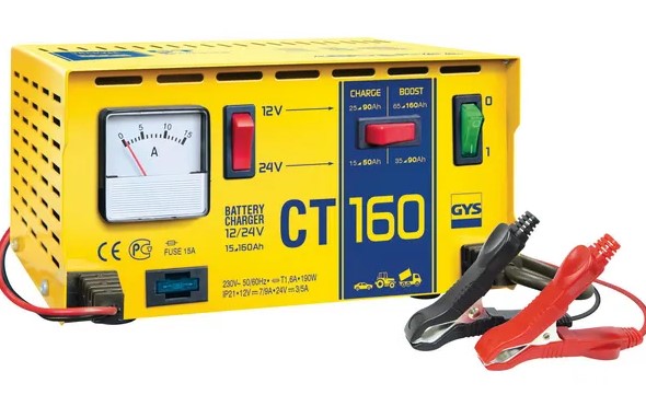 BATTERILADER GYS CT160 12V 25-160A 24V 15-90A