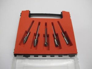 FILSETT HARDMETALL Ø=10 MM - 5 STK - SLIPEX BOX