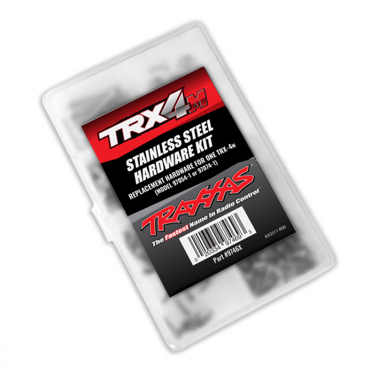 HARDWARE KIT STAINLESS STEEL TRX-4M - TRAXXAS