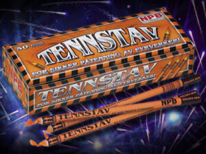TENNSTAV - BRENNTID CA. 3-4 MINUTT