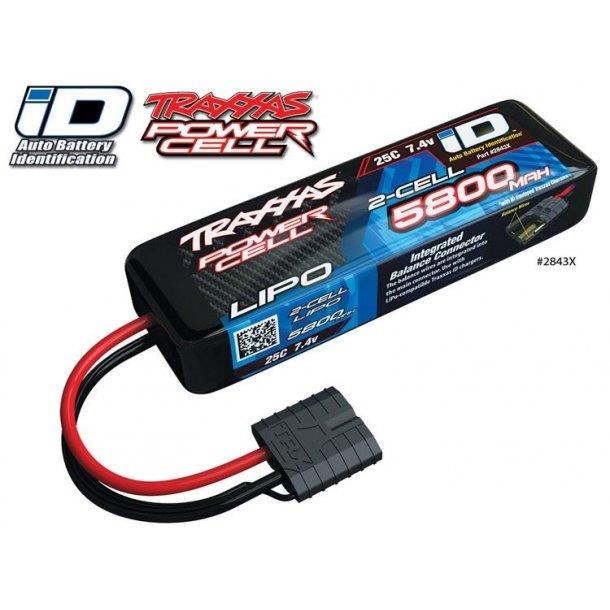 TRAXXAS 7,4V 5800MAH 25C ID-KONTAKT