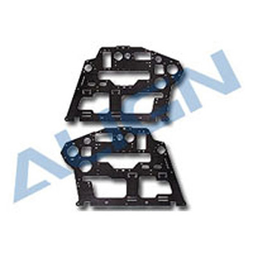 CF MAIN FRAME (R/L) 2MM - T-REX 600