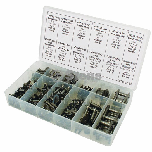 KJEDELÅSER SORTIMENT 102STK