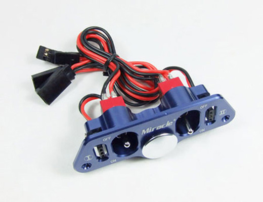 TWIN POWER SWITCH M / FUEL DOT (BLUE) 6STAR (ST4007-b)
