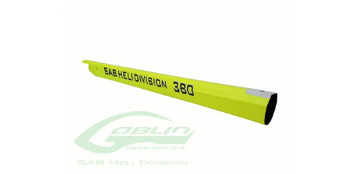 CARBON FIBER TAIL BOOM YELLOW - GOBLIN 380
