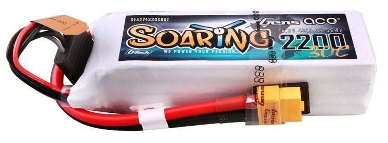 GENS ACE SOARING 4S-2200 - 30C G-TECH XT60
