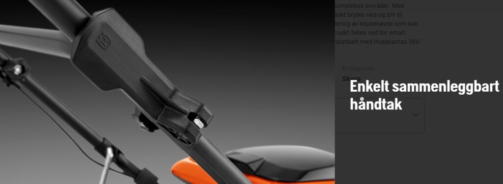 HUSQVARNA LB144I INKL/BAT OG LADER BIOKLIPPER SKYVE TYPE