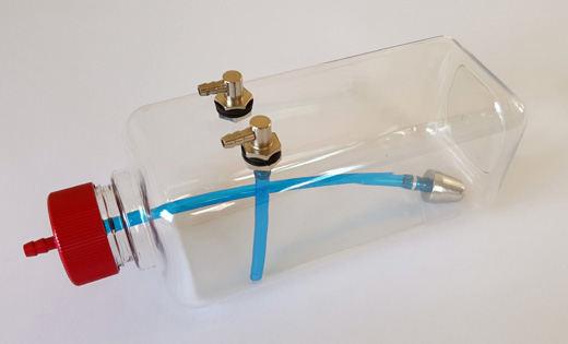 FUELTANKE TRANSPARENT 500ML - 50-70CC MODELLER