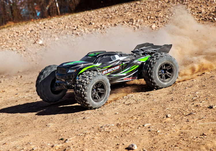 SLEDGE 1/8 TRUCK 6S GREEN- TRAXXAS