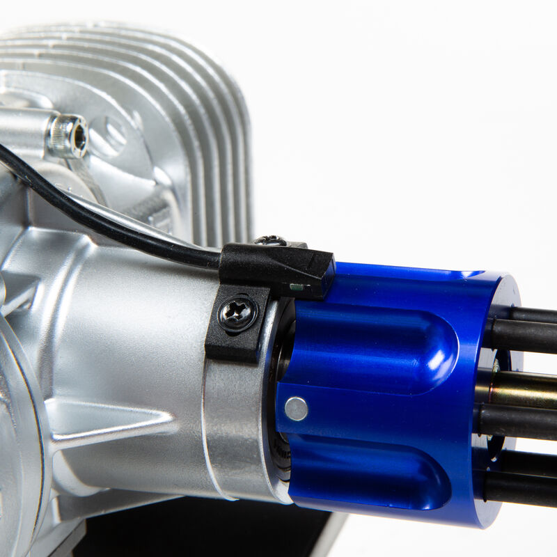 DLE 130CC TWIN BENSINMOTOR MED POTTE OG TENNING