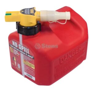 BENSINKANNE 5L RØD M/HELLTUT NO SPILL