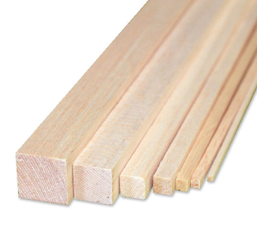 BALSA FIRKKANTLIST 3X5X1000MM