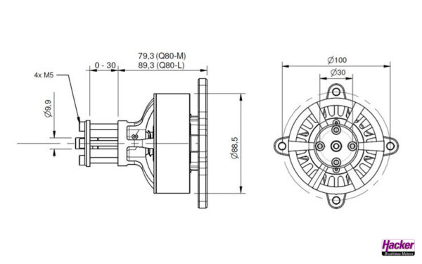 HACKER Q80-7L V2 KV155 - Bilde 4