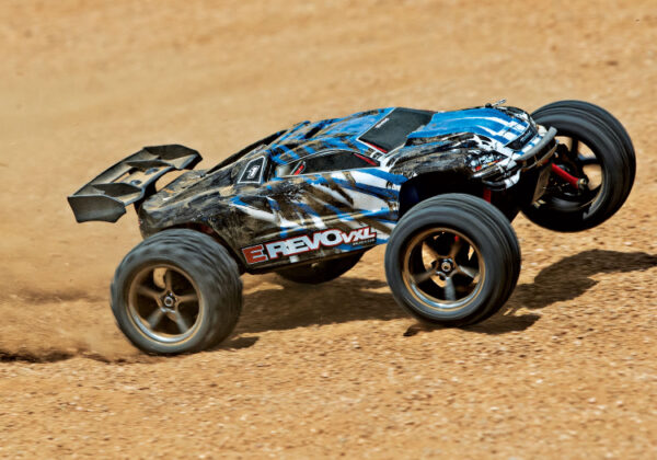 E-REVO 1/16 VXL 4WD TQI TSM BLUE - TRAXXAS - Bilde 12