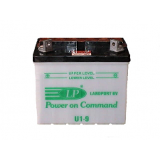 BATTERI 12V 24AH LP POW.OF COM. M/SYRE +VENSTRE SIDE