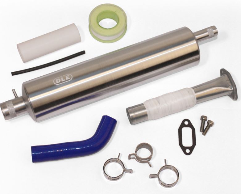 DLE CANISTER MUFFLER FOR DLE 35 RA