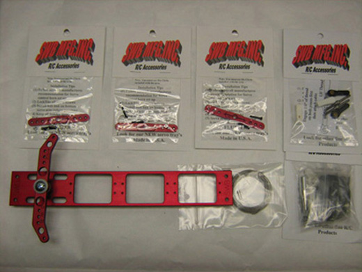 SWB SERVOTRAY KIT 4,5" FUTABA 3-SERVO KOMPL
