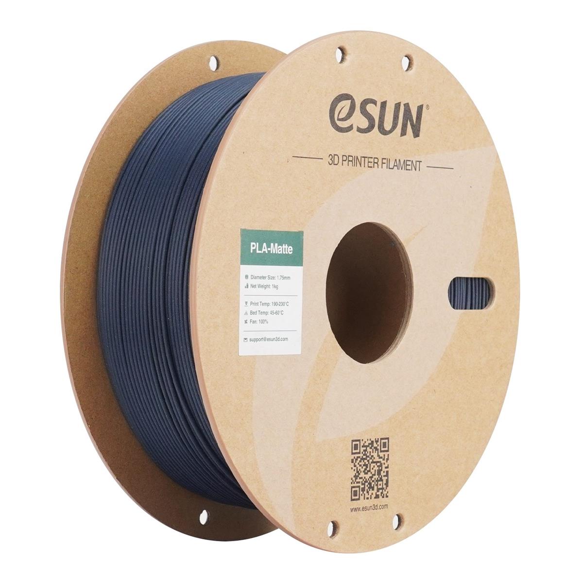 eSUN PLA-MATTE 1.75mm 1kg - DARK BLUE - Bilde 1