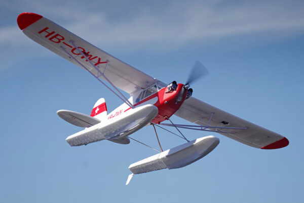 J3 CUB V4 1400MM W/FLOATS REFLEX V2-GYRO PNP FMS - Bilde 6