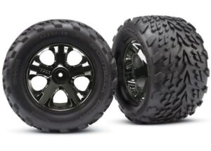 DEKK OG FELG TALON STAR BLACK CHROME 2.8" TSM - TRAXXAS