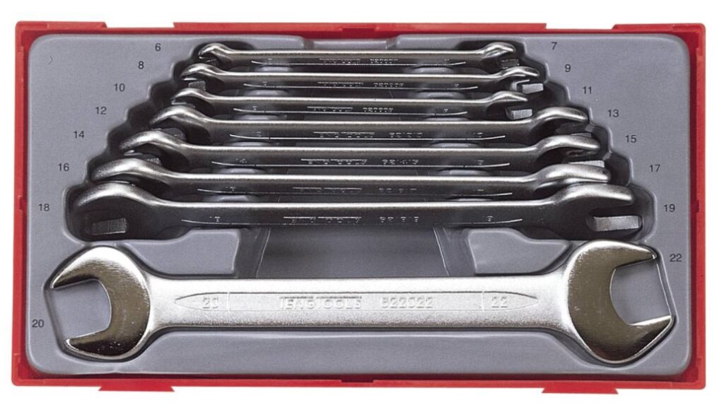 FASTNØKKELSETT NR 10 TT6208 8 DELER - TENG TOOLS